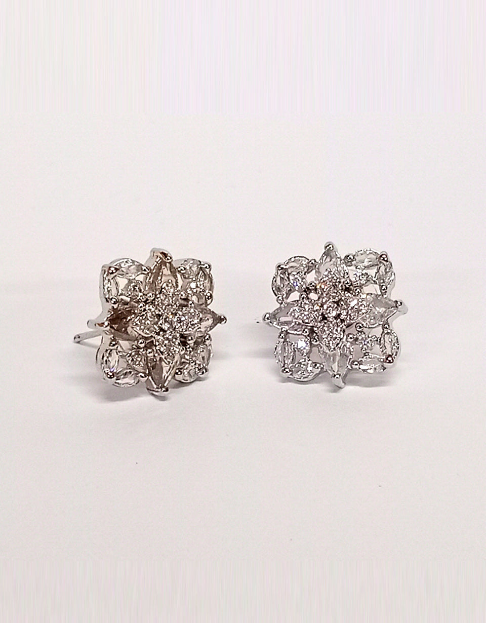 HMW Marquise Style Silver Earrings