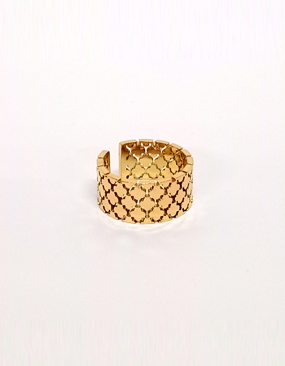 HMW Golden Color Designing Ring